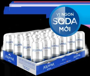 Soda Aquafina thùng 24 lon