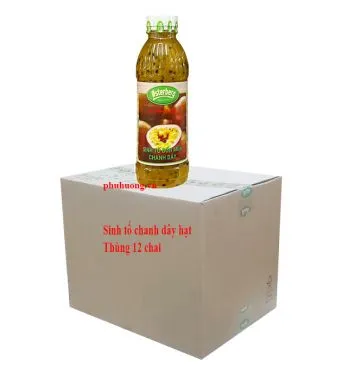 Sinh tố Osterberg chanh dây hạt - Thùng 12 chai