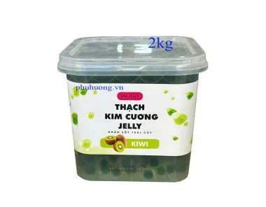 Thạch kim cương nhân sốt trái cây KIWI 2kg