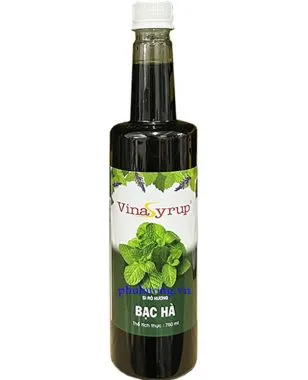 Siro VINA bạc hà xanh 750ml (chai)