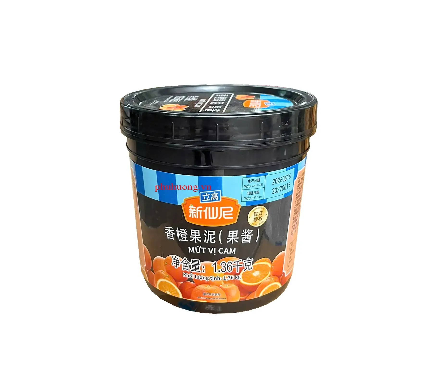 Mứt sensini cam 1,36kg