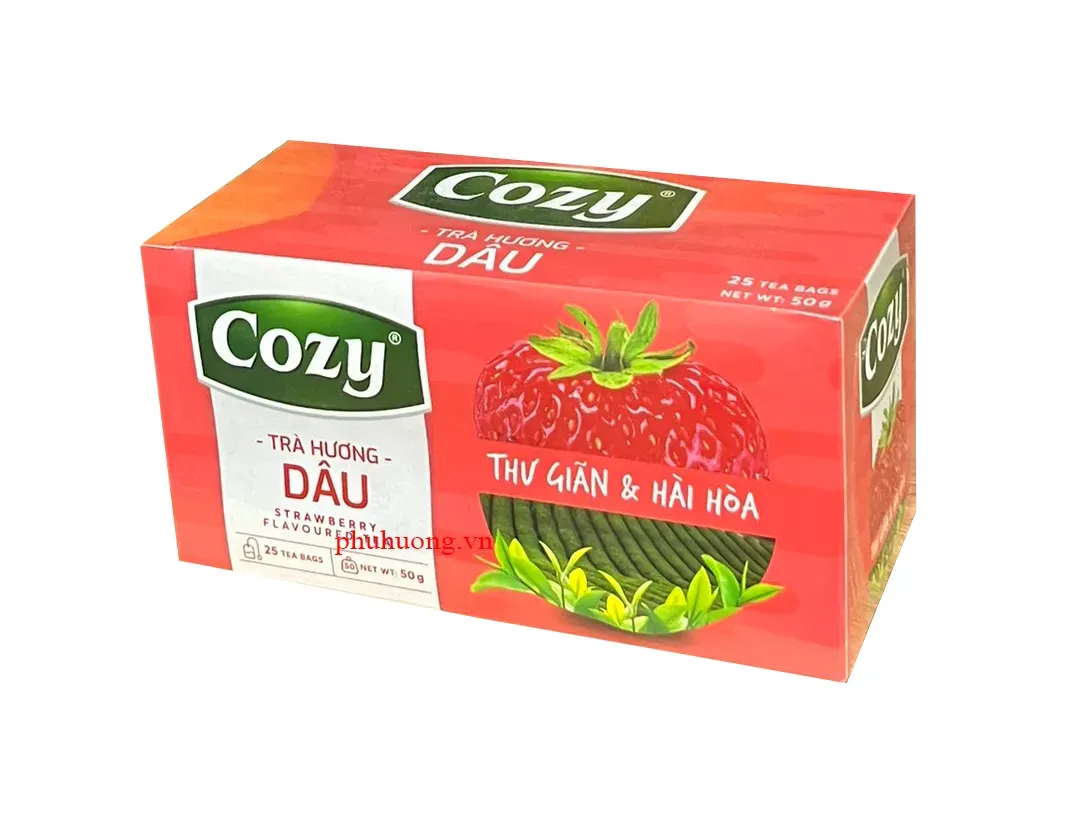 Trà cozy dâu túi lọc 50g