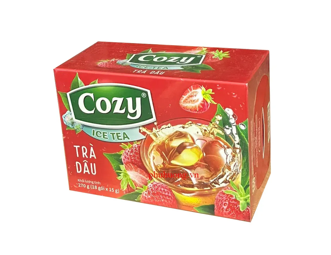 Trà cozy hòa tan dâu 240g (16 gói*15g)