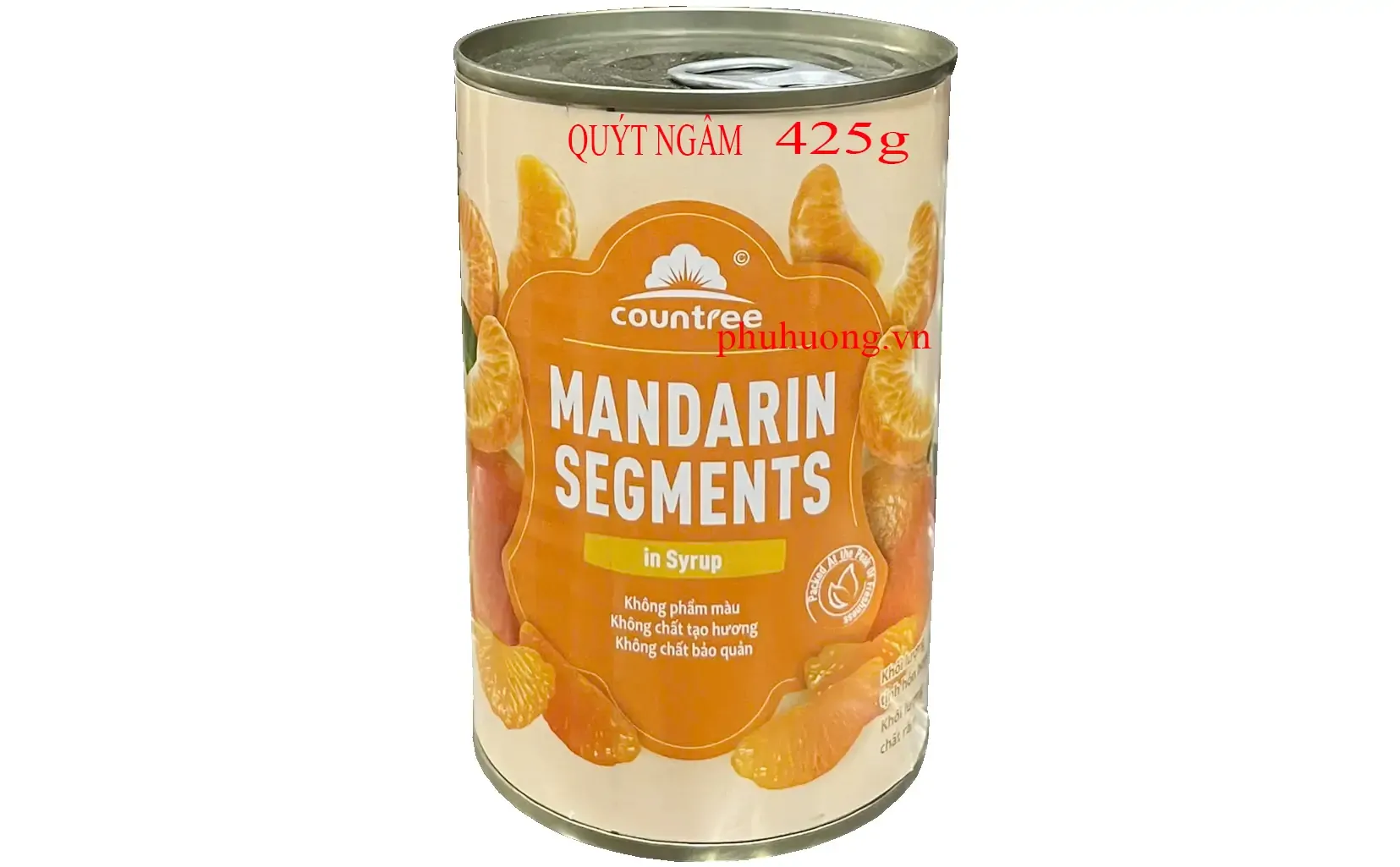 Quýt cắt múi ngâm siro hiệu Countree 425g