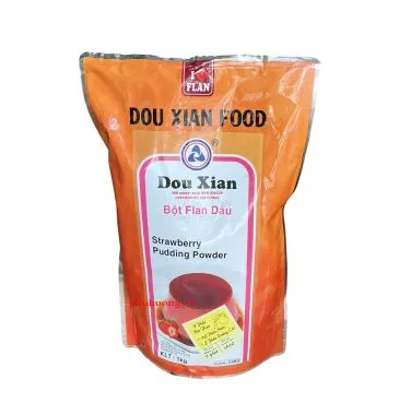 Bột Pudding Dou Xian dâu 1kg