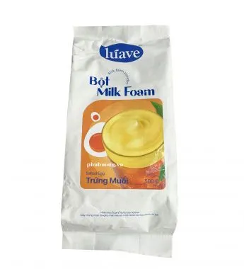 Bột milk foam vị trứng muối 500g