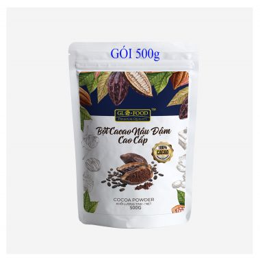 Cacao Nâu Đậm GLOFOOD - GÓI 500g*20