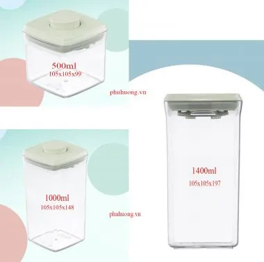 Hộp đựng thực phẩm khô Hokkaido 500ml