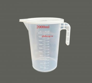 Ca đong nhựa 2000ml mẫu mới (kèm nắp)