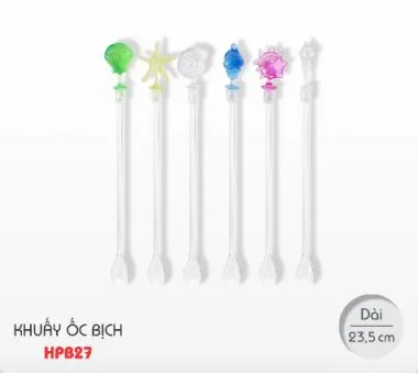 Muỗng khuấy xoắn ốc HPB27 - 6 cái/bịch