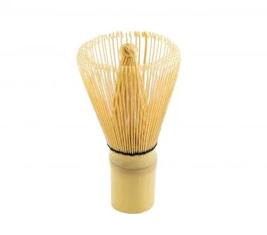 Chổi khuấy trà macha cao cấp bằng tre, kt:10,5x6x3cm (Chổi chasen)