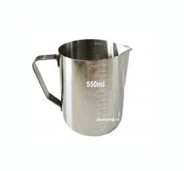 Ca inox 600ml có vạch chia