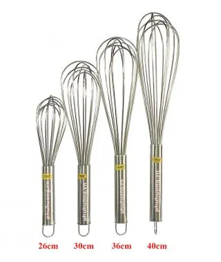 Cây đánh trứng inox S16 - 40cm