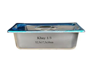 Bộ khay inox 1/3 (32,5x17,5x10cm)