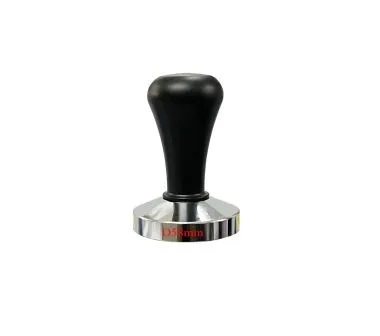 Tamper inox 58mm tay cầm đen