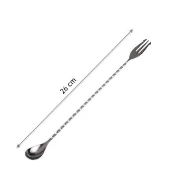 Thìa bar INOX 2 đầu 26cm