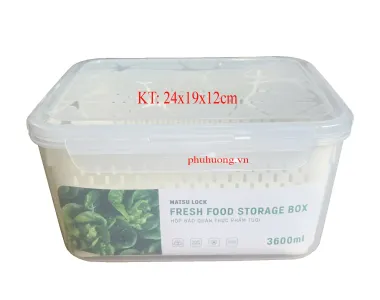 Hộp bảo quản TP tươi 3.600ml