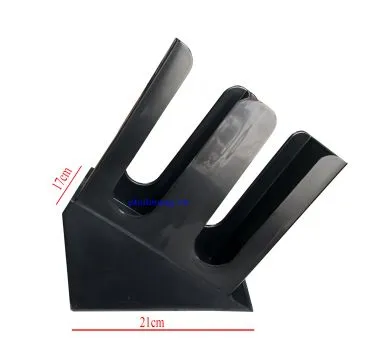 Kệ đựng ly 2 ngăn xéo (tam giác)