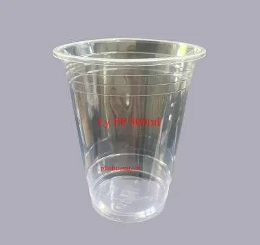 Ly nhựa PP trơn D117 - 800ml - cây 25 cái
