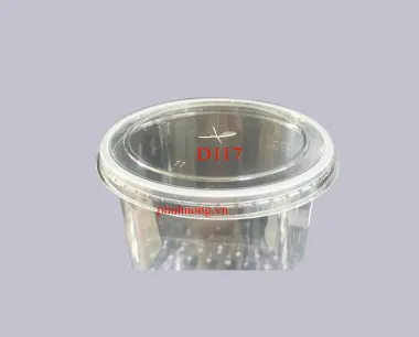 Nắp PET bằng D117 - 0.24 loại 1 - (lốc 50 cái)