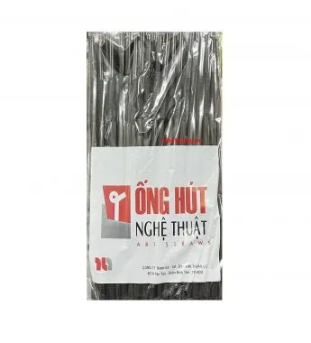 Ống hút nghệ thuật đen Thuận Lợi - 1 bịch