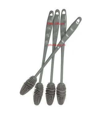 Cây rửa ly silicon dài 28cm (màu xám)