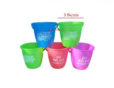 Xô đá nhỏ 18cm - nhựa