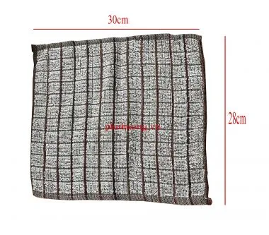 Khăn lau bàn KT 28cm*30cm loại nâu