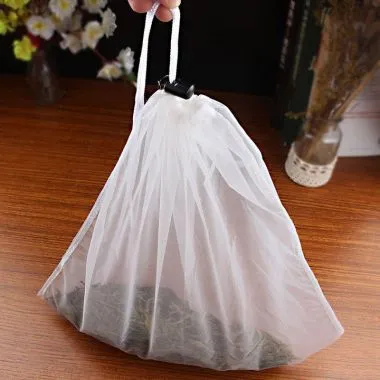 Túi lọc trà nhỏ 20x20cm có dây rút