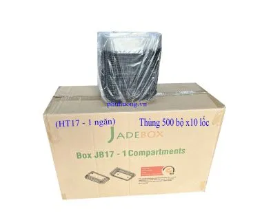 Hộp nhựa JB17 - 1 ngăn (Hộp HT17) - THÙNG 500 BỘ