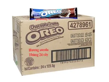 Bánh oreo hương socola - Thùng 24 cây