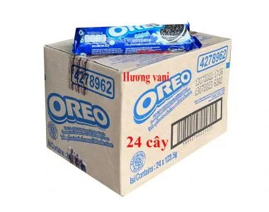 Bánh oreo hương vani - Thùng 24 cây