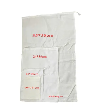 Túi lọc trà vải cotton 14*20cm