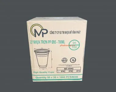 Ly PP 95 - 24oz (700ml) Bằng (MVP) - Thùng 1000 cái