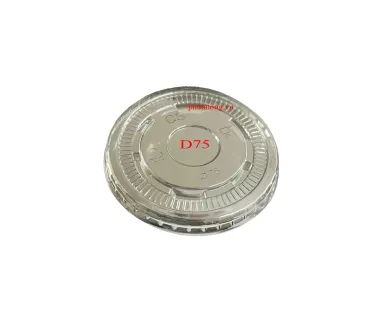 Nắp bằng ly nhựa D75 - cây 50 cái