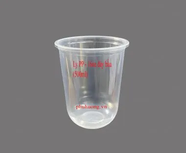 Ly Nhựa Đáy Bầu 500ml - D95 16oz -50c