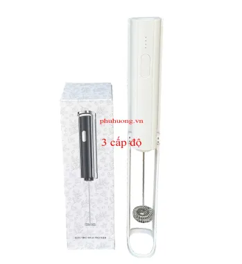 Máy tạo bọt 3 cấp độ (màu trắng có giá đỡ)