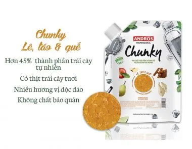 Mứt Chunky Lê Táo & Quế (Apple & Cinamon) 1kg