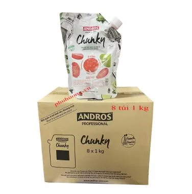  Mứt Chunky ổi hồng 1kg - Thùng 8 gói