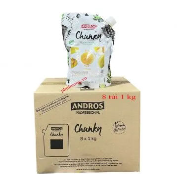 Mứt Chunky xoài 1kg - Thùng 8 gói (Mango) 