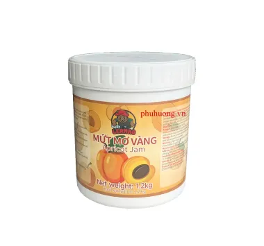 Mứt mơ vàng 1,2 kg/ hộp. Hiệu: Lermao