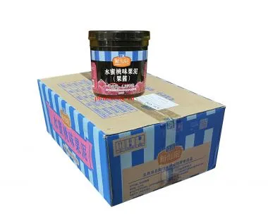 Mứt Sensini đào hồng 1,36 kg - Thùng 6 hũ