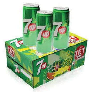 Nước 7 up lon Việt - thùng 24 lon