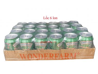 Nước bí đao Wonderfarm 310ml - 1 Lốc 6 lon