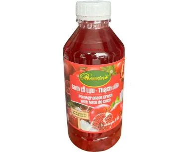 Sinh tố lựu - thạch dừa 1L (berrino)