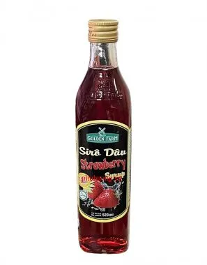 Siro Golden Farm DÂU 520ml (chai thủy tinh)