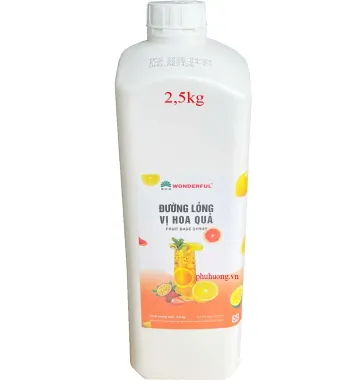 Đường lỏng vị hoa quả Wonderful 2,5kg (siro Wonderful)