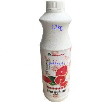 Siro bưởi đỏ Wonderful có tép 1,3kg 