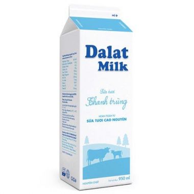 Sữa tươi thanh trung Dalat milk 950ml