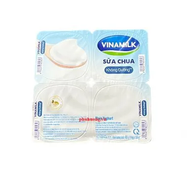 Sữa chua Vinamilk không đường - lốc